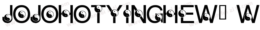 JOJOHOTYingHew7 w10字体转换